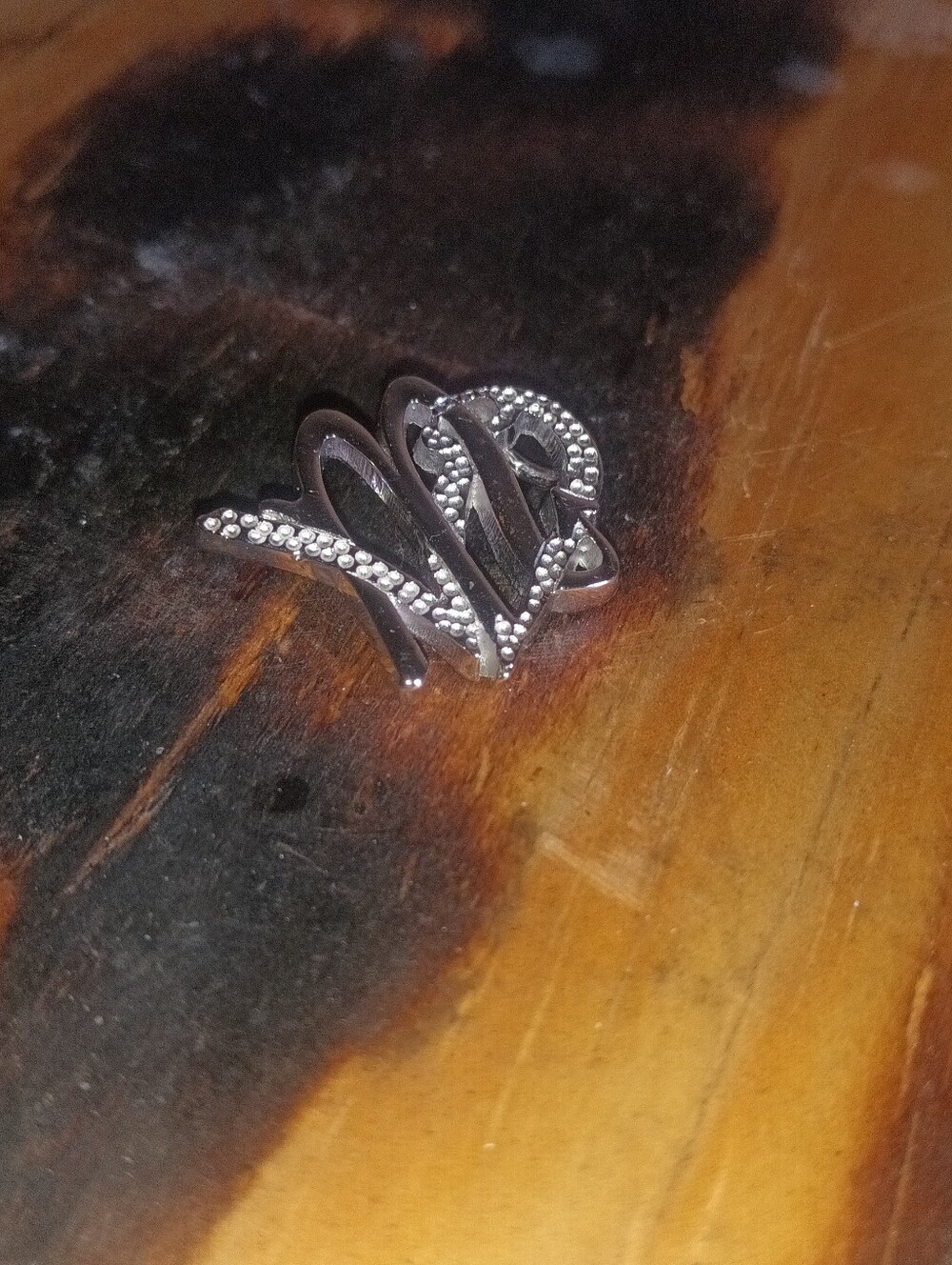 Elegant Silver Heart Pendant Vintage Necklace